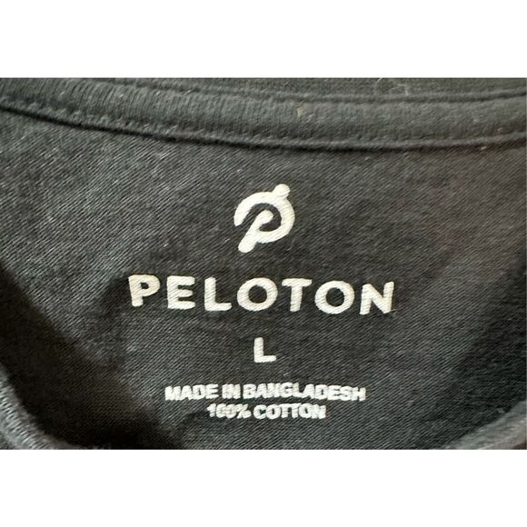 Peloton Century 100 women’s short sleeve black t-shirt size Large. #10-1117 - Picture 3 of 5